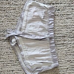 Victoria's Secret Gray Satin Pajama Shorts